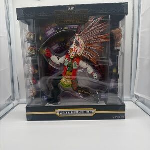 WWE AEW PENTA El Zero M Action Figure Red, White & Green Lucha Libre Wrestler